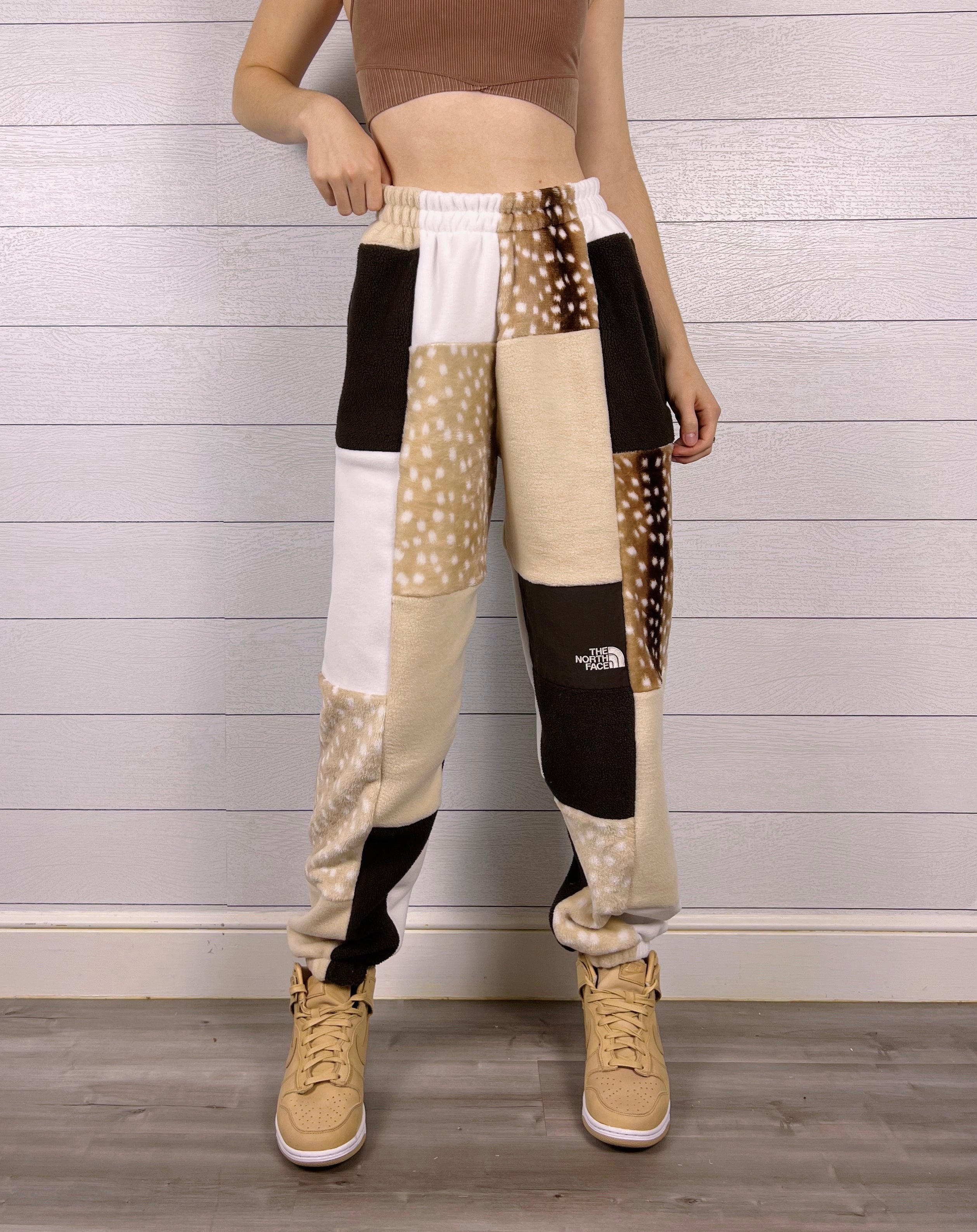(S/M) Forest Fawn 1/1 Joggers +zipper pockets