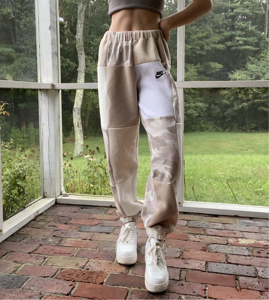 (XS-M) Neutral Camo Reworked Joggers