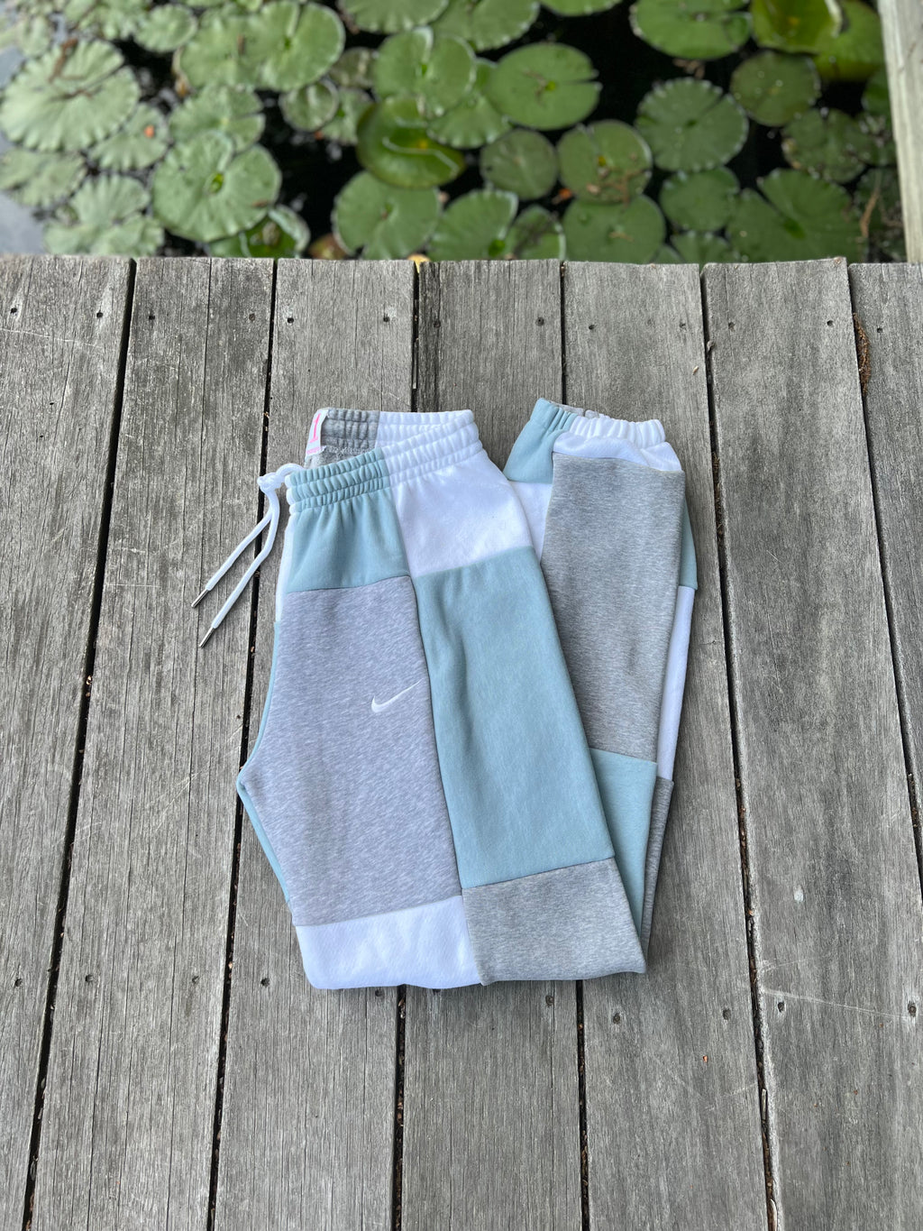 (S/M) Seafoam Reworked Joggers