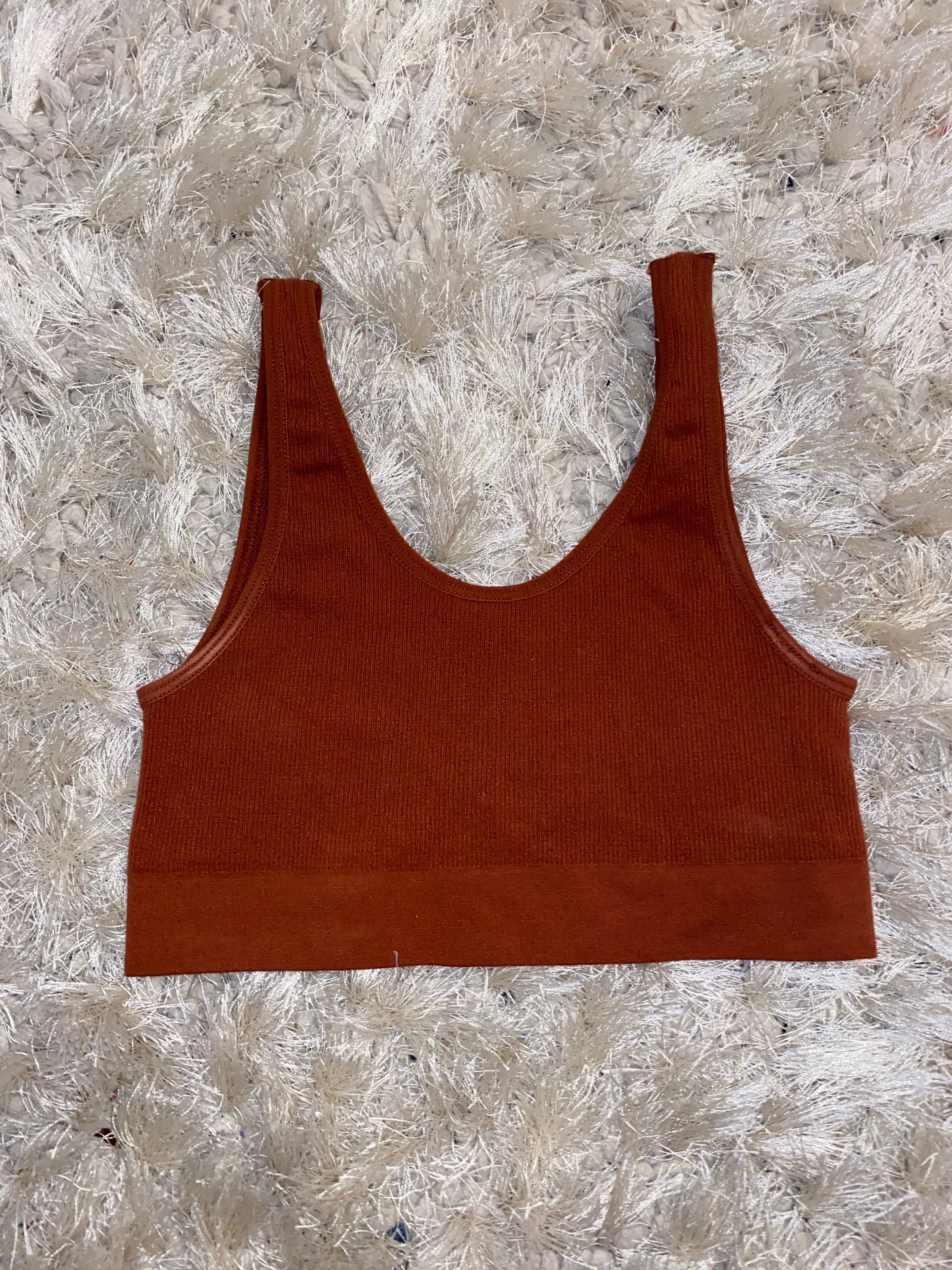 Rust Orange Urban Outfitters Bralette