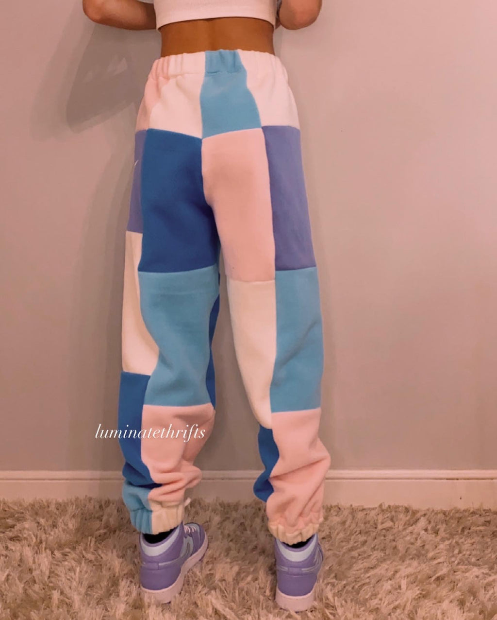 (S-M) Cotton Candy Reworked Joggers