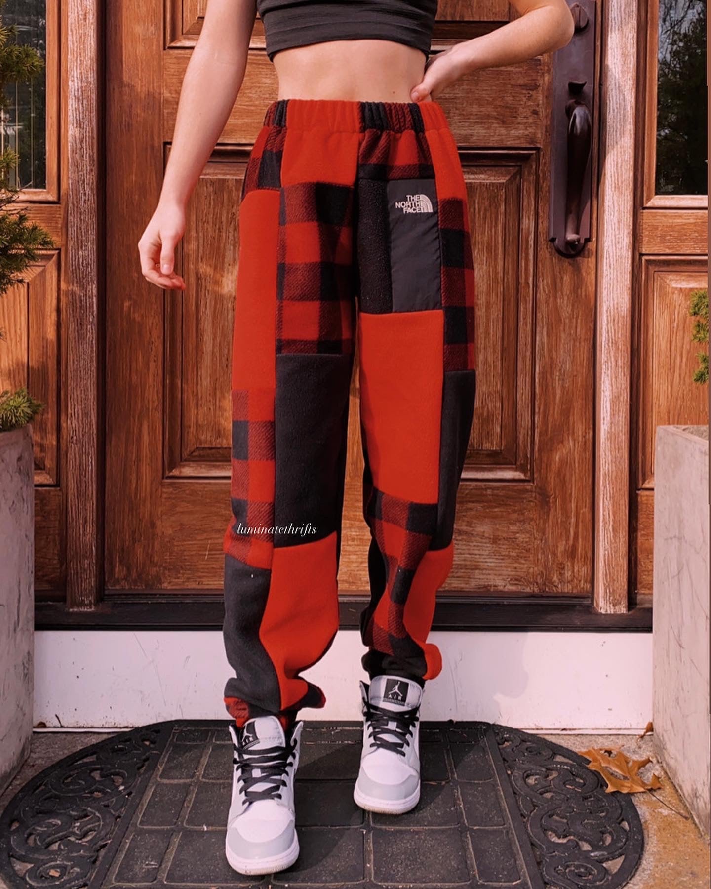 (S/M) Holly Jolly Reworked Joggers