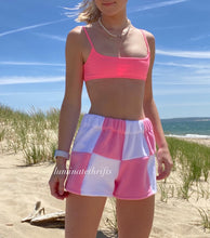 Load image into Gallery viewer, Bubblegum Pink Colorblock Shorts
