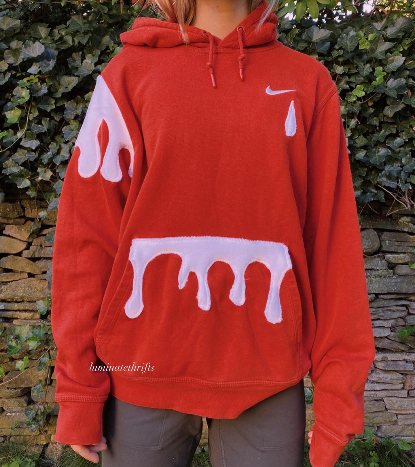 (S/M) Halloween Drip Reworked Hoodie