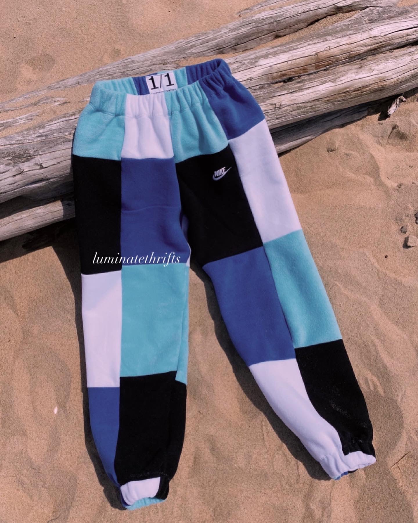 Glacier Blue Reworked Joggers