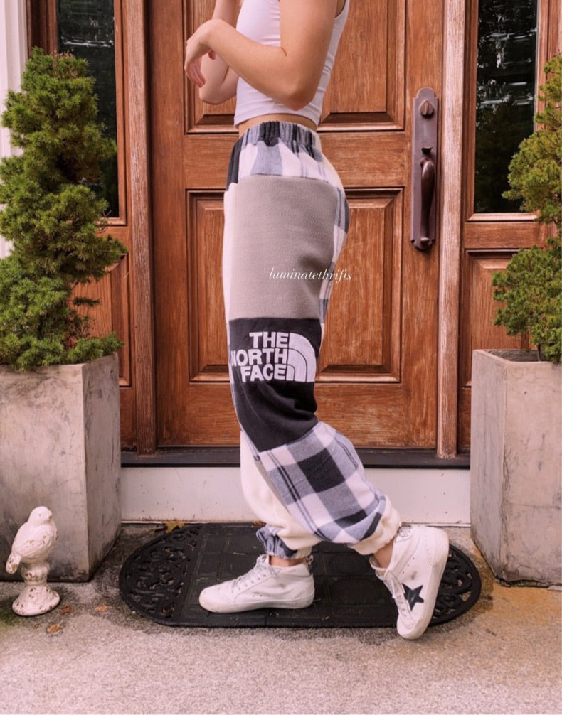 (XS-M) Diamond Flannel Reworked Joggers