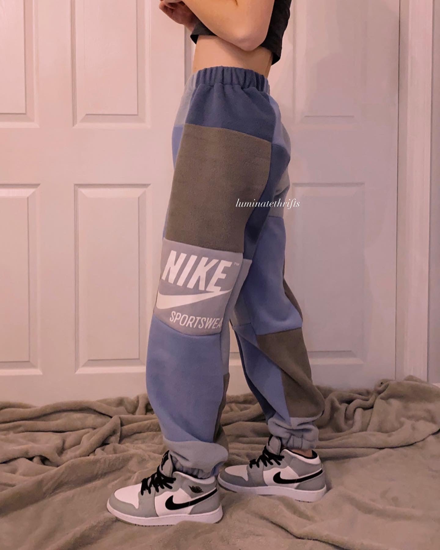 (S/M) Dark Seafoam Reworked Joggers