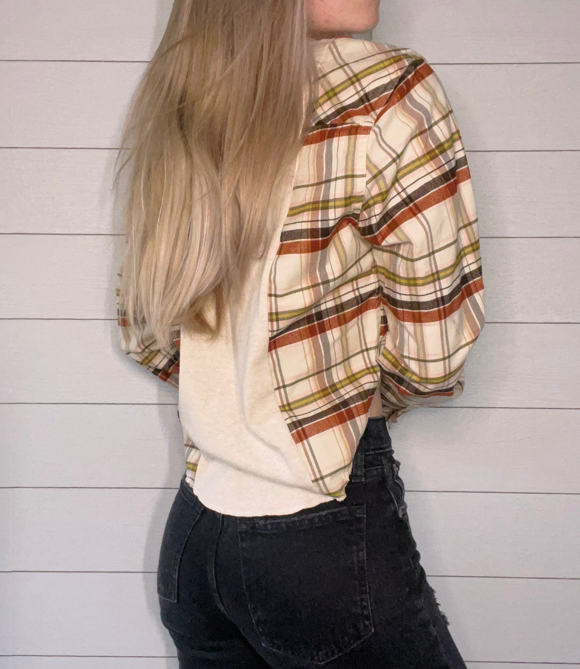 (M) Waffle Henley X Flannel