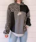 (L/XL) Leopard Sherpa 1/1 Hoodie