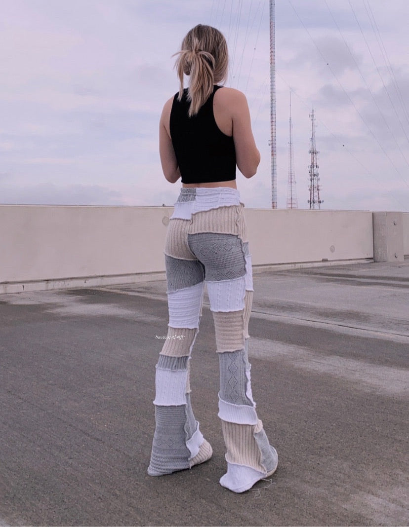 (S/M) Reworked Sweater Flares