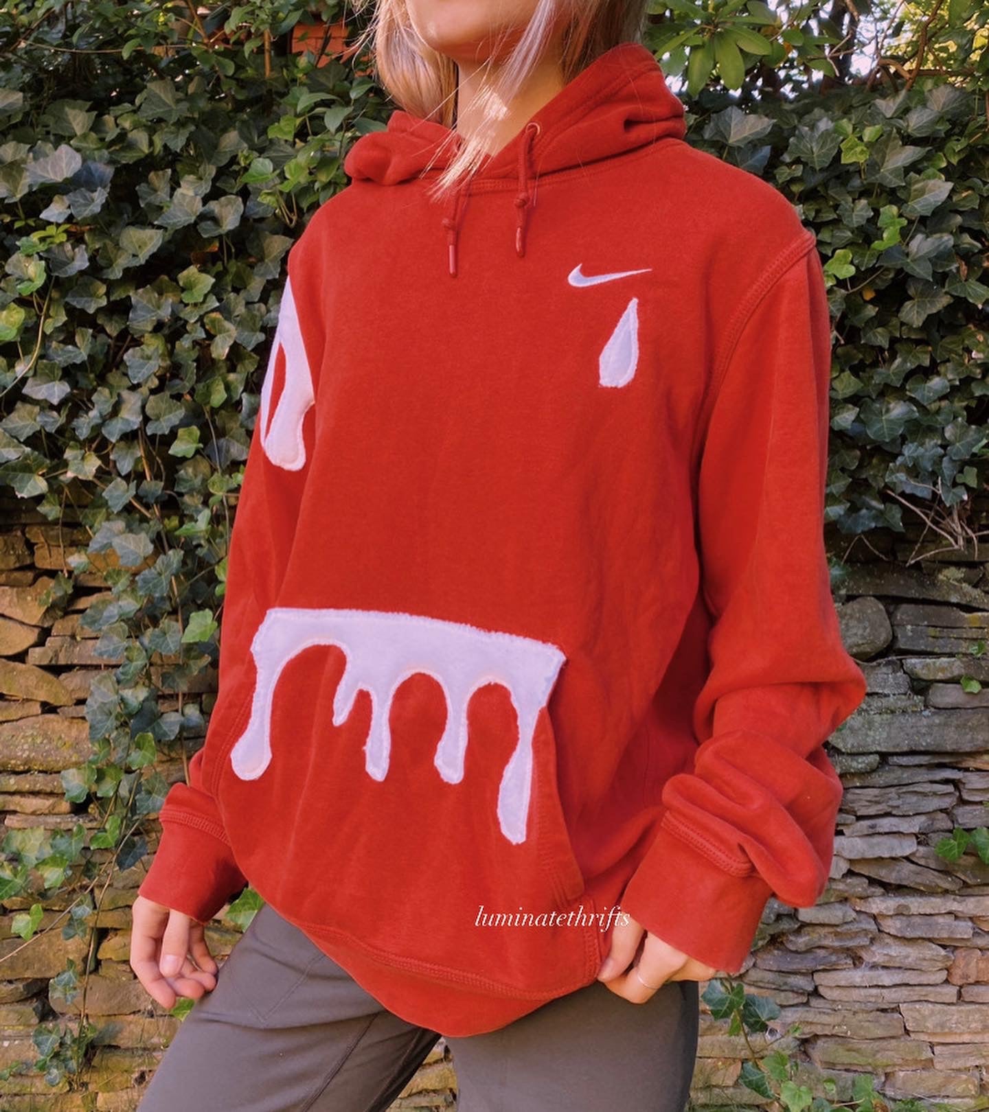 (S/M) Halloween Drip Reworked Hoodie