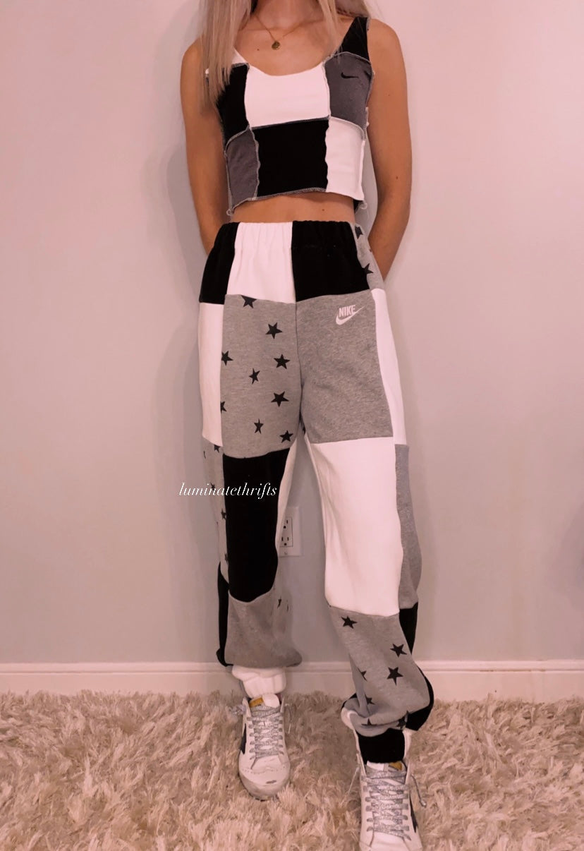 (XS-M) Diamond Star Reworked Jogger Set