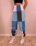 (XS-M) Glacier Sea Blue Reworked Joggers