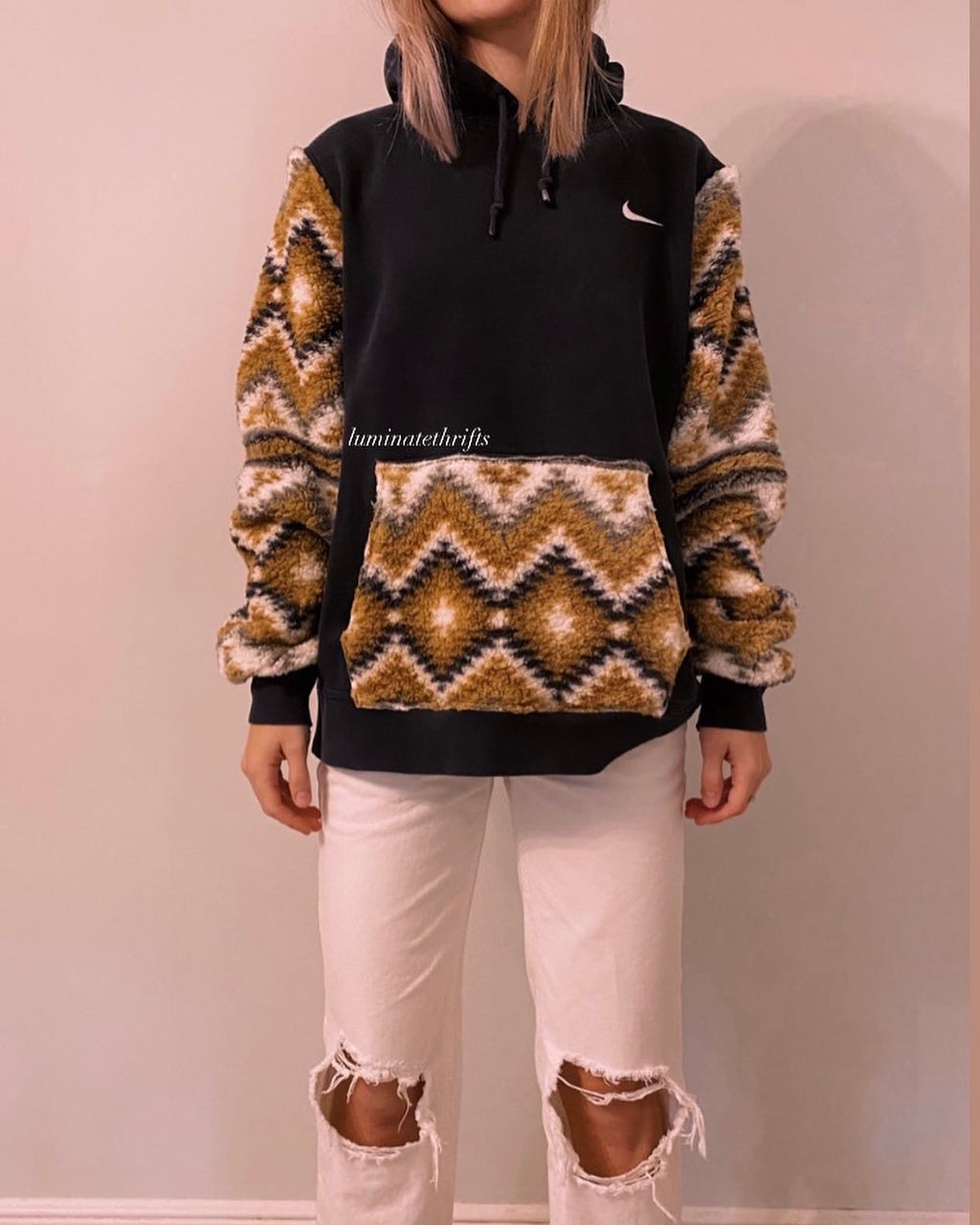 Aztec Sherpa Reworked Hoodie
