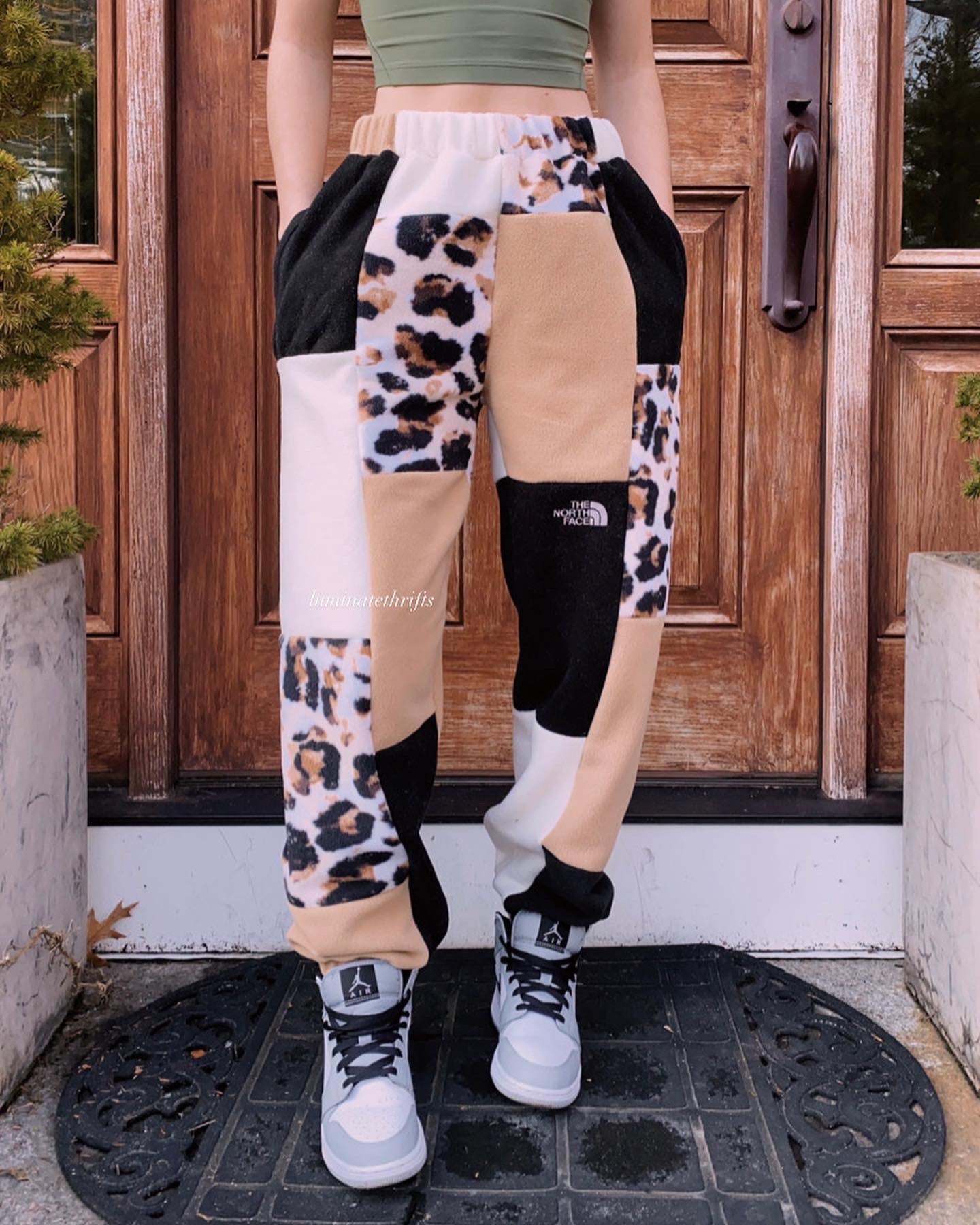 (S/M) Rustic Lynx Reworked Joggers