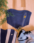 (XS/S) Navy Blue Reworked Bustiers