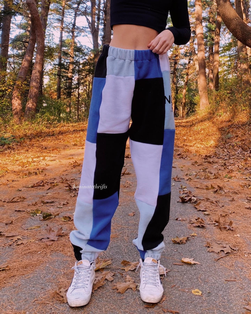 (M-XL) Glacier Blue Reworked Joggers