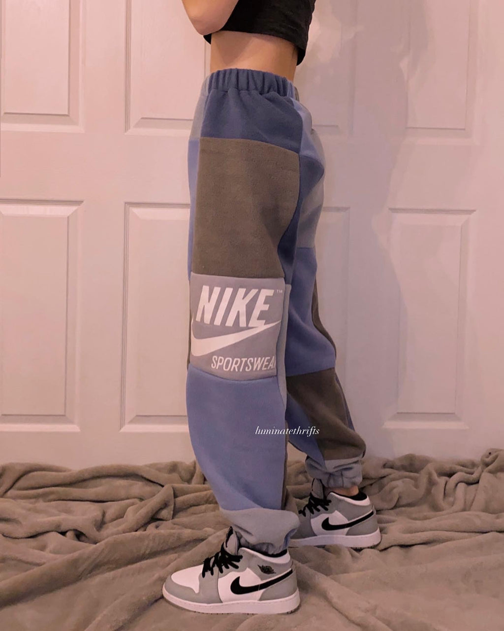 (S/M) Dark Seafoam Reworked Joggers