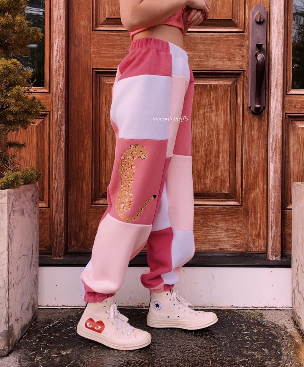 (XS/S) Love Cheetah Reworked Joggers