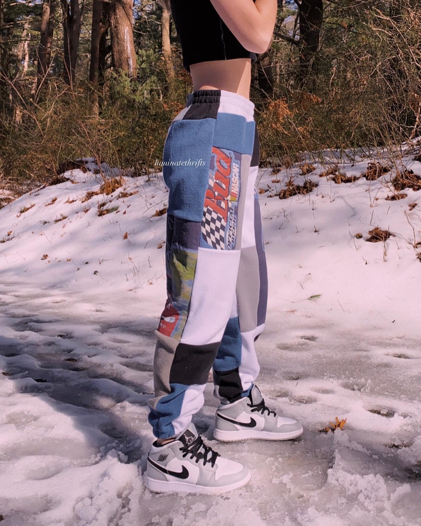 (S/M) Vintage Budlight Racing Joggers