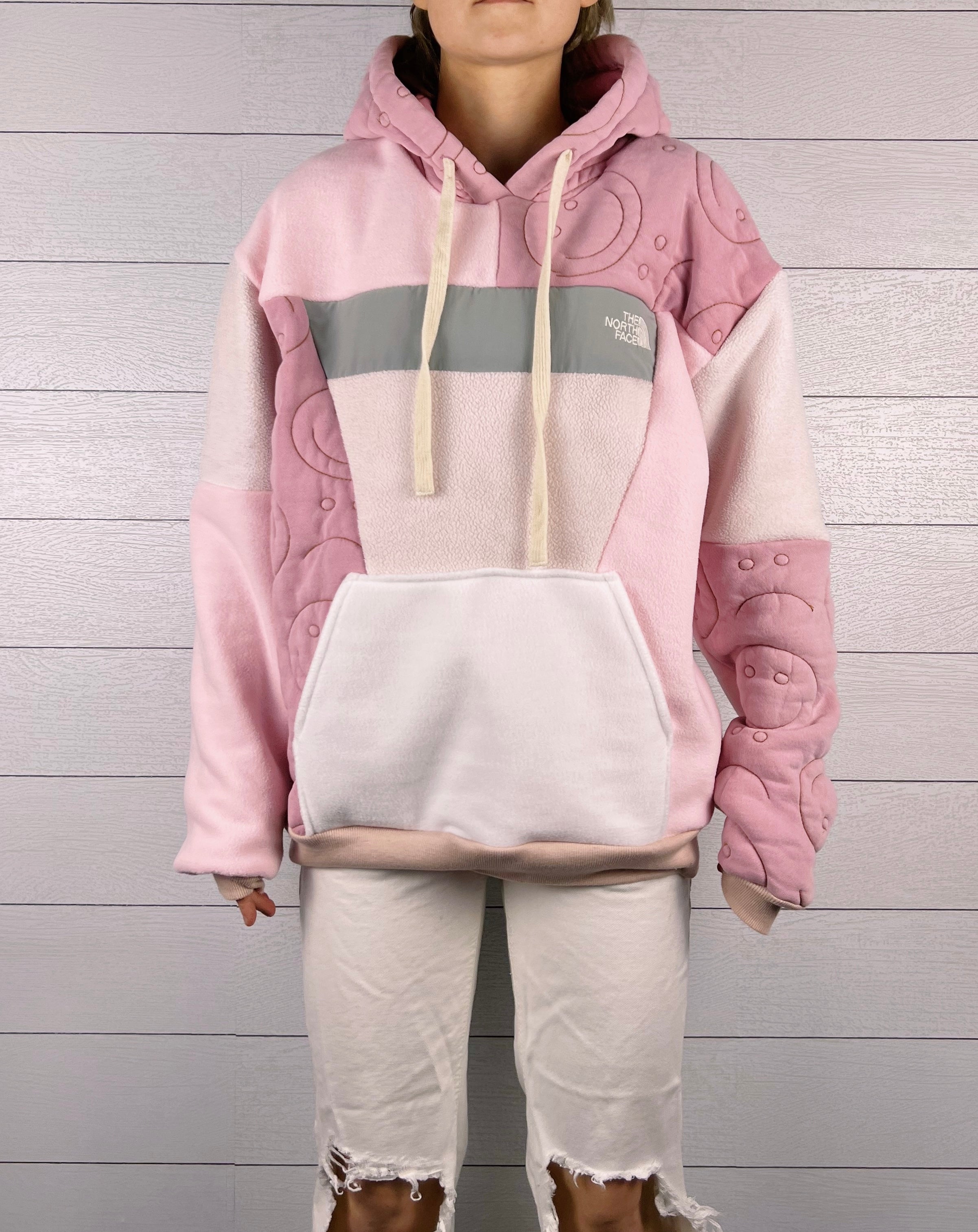 (L) Pink Smiley 1/1 Hoodie