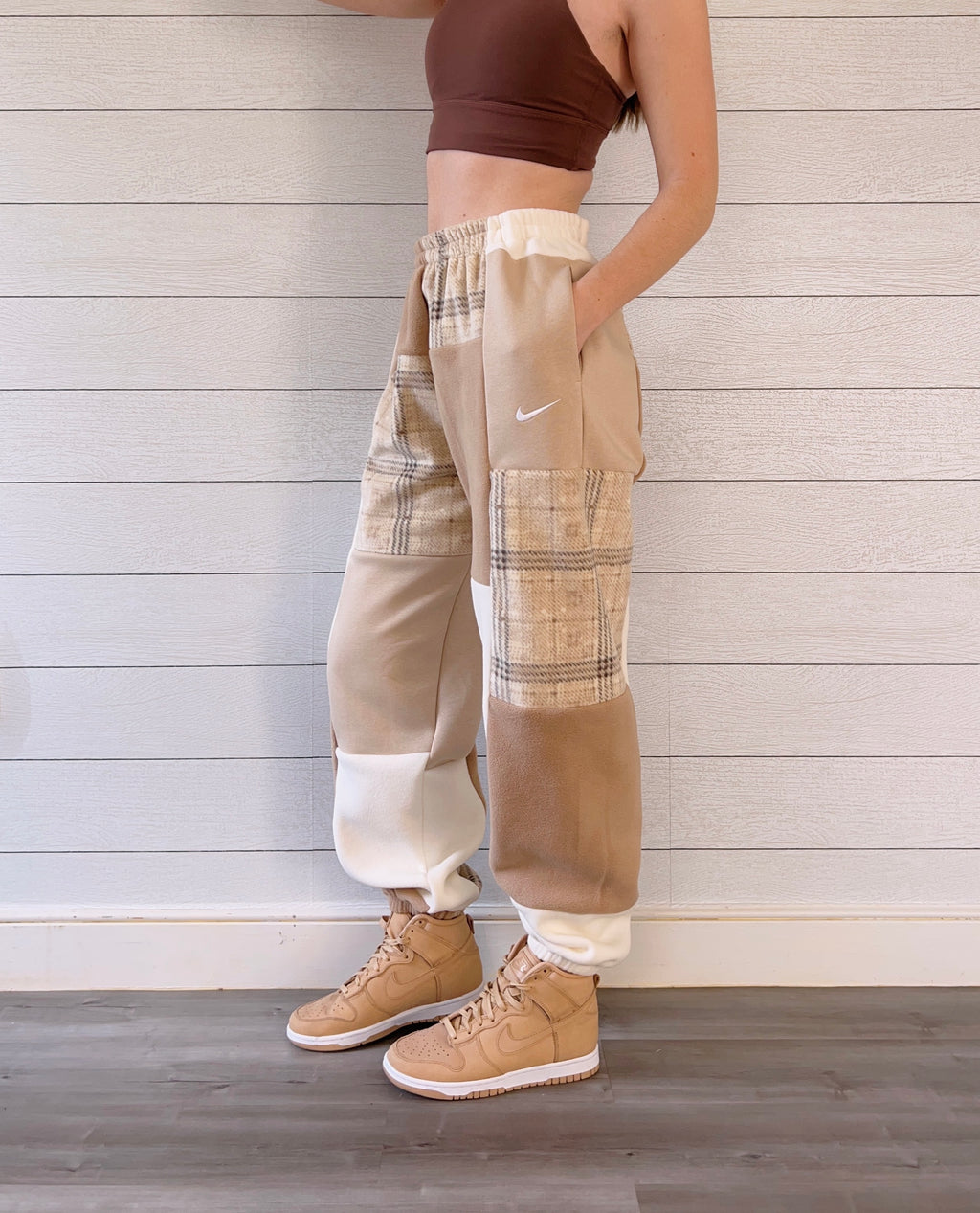 Neutral Flannel 1/1 Matching Joggers or Hoodie
