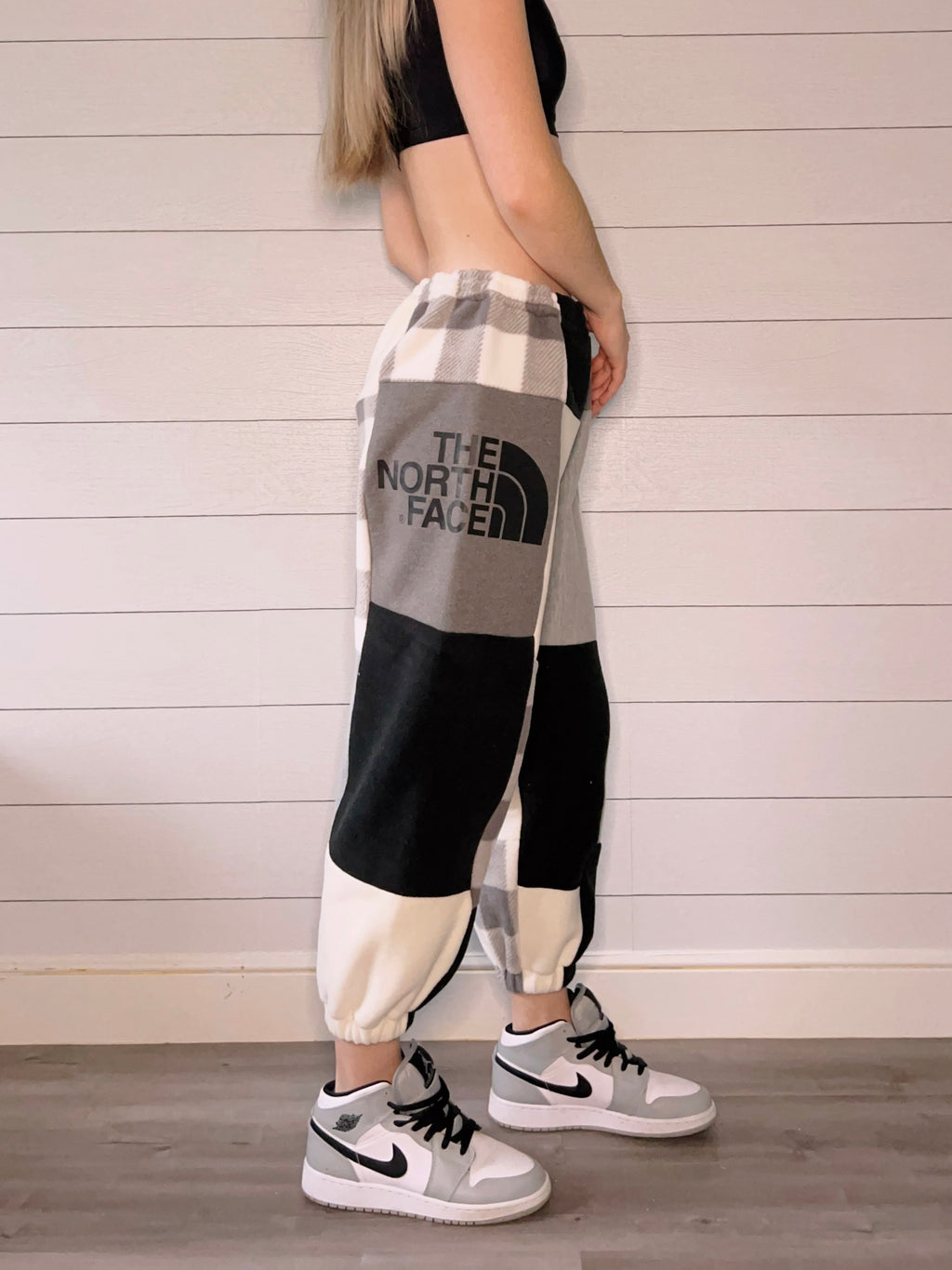 (S/M) Diamond Plaid 1/1 Joggers **short