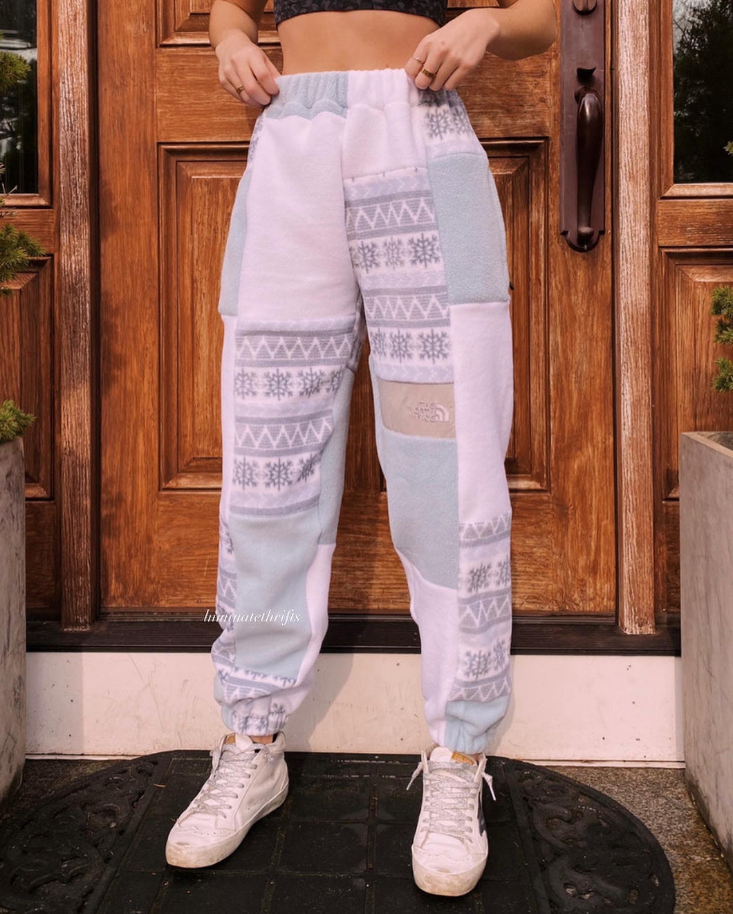 (XS/S) Snowflake Reworked Joggers