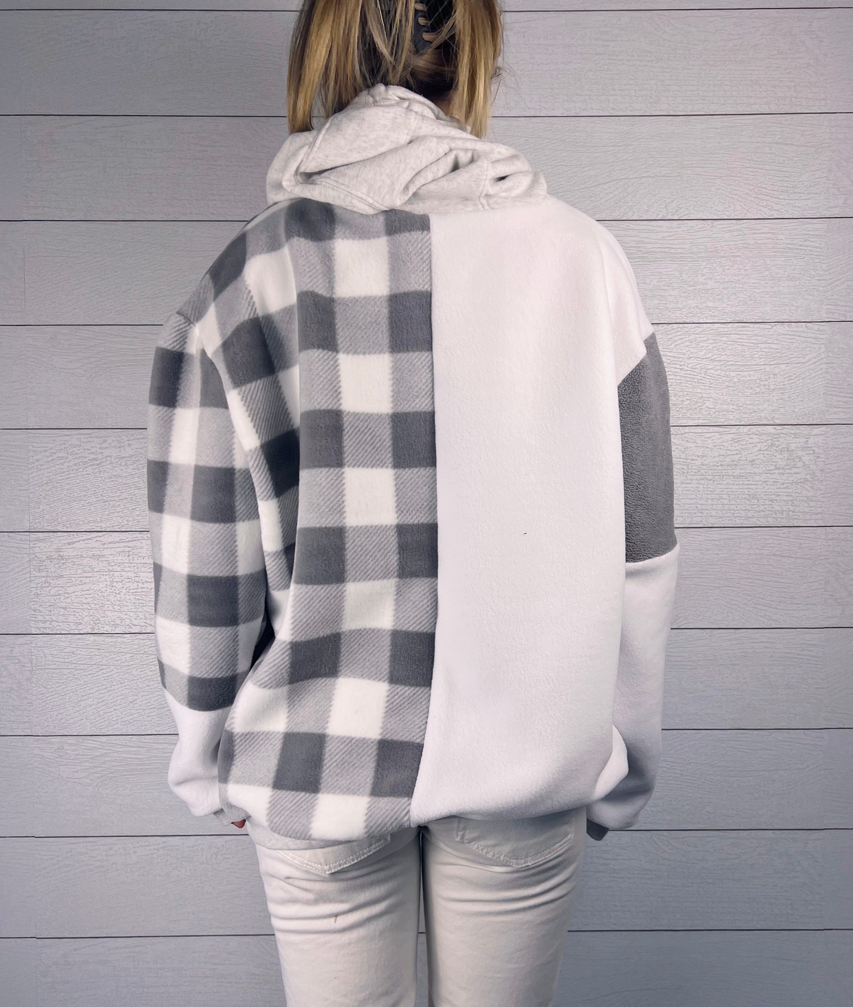 (L) Ash Flannel 1/1 Hoodie