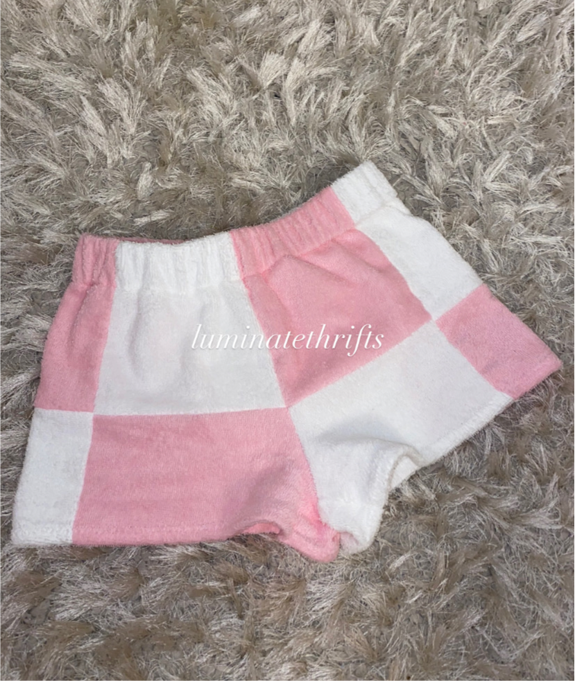 (XS) Colorblock Towel Shorts