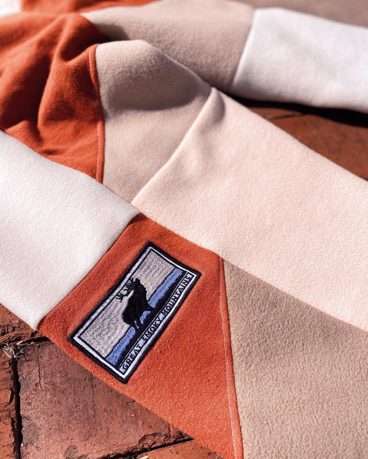 (S/M) Rust Orange Reworked Joggers