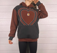 Load image into Gallery viewer, (M/L) Pulsing Heart 1/1 Hoodie
