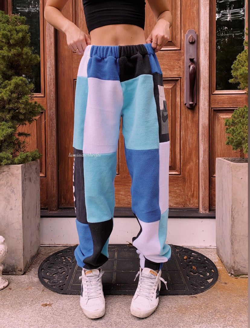 (M/L) Glacier Blue Reworked Joggers