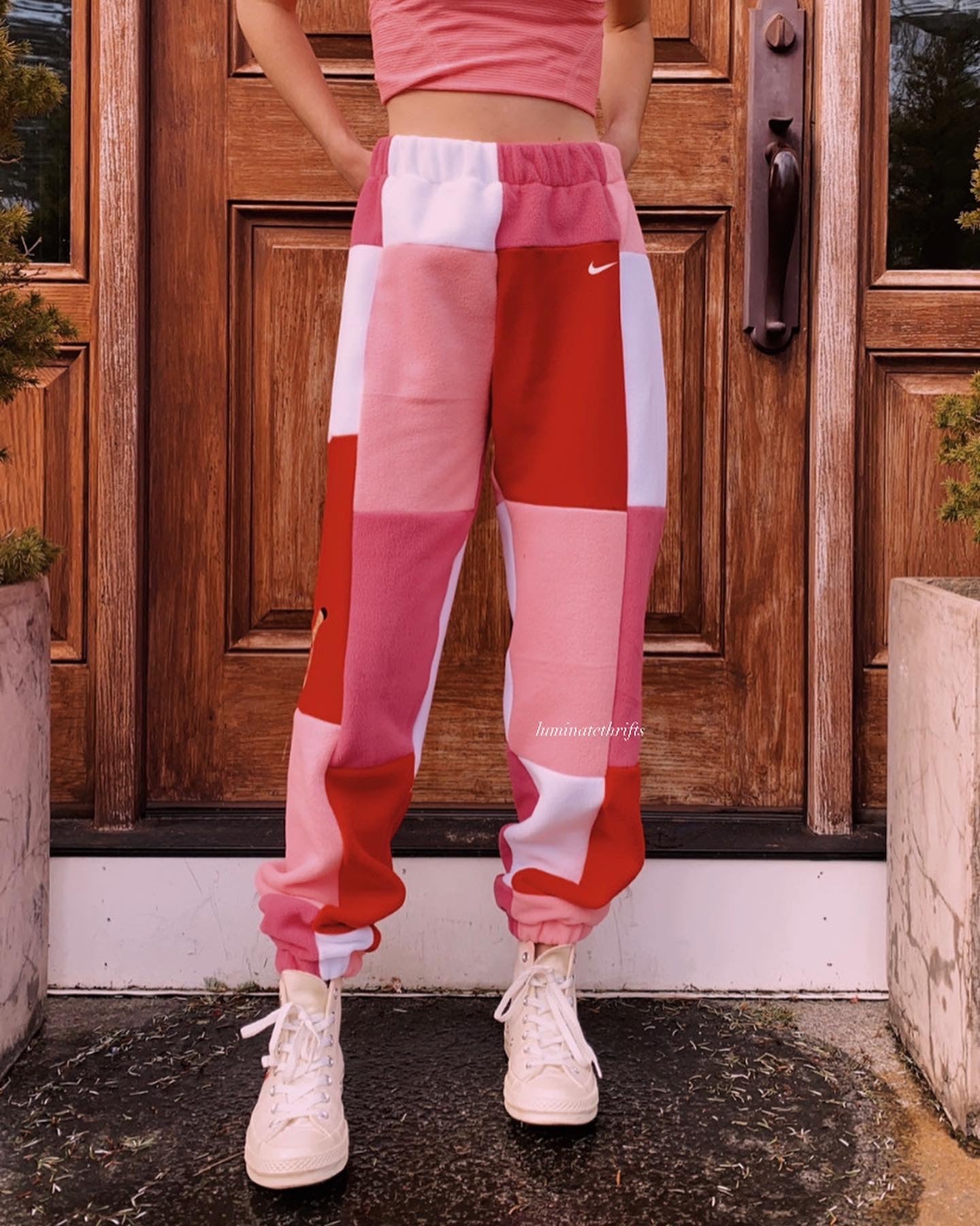(M/L) Love Cheetah Reworked Joggers