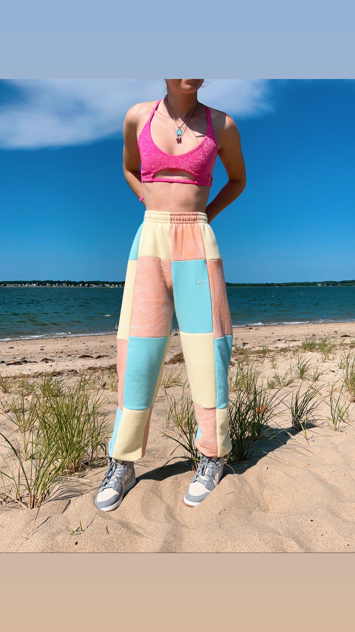 (S/M) Sunset Lover Reworked Joggers