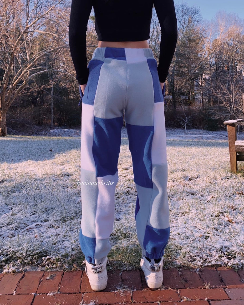 (XS/S) Blueberry Reworked Joggers