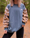 (XL) Aztec Sherpa Reworked Crewneck