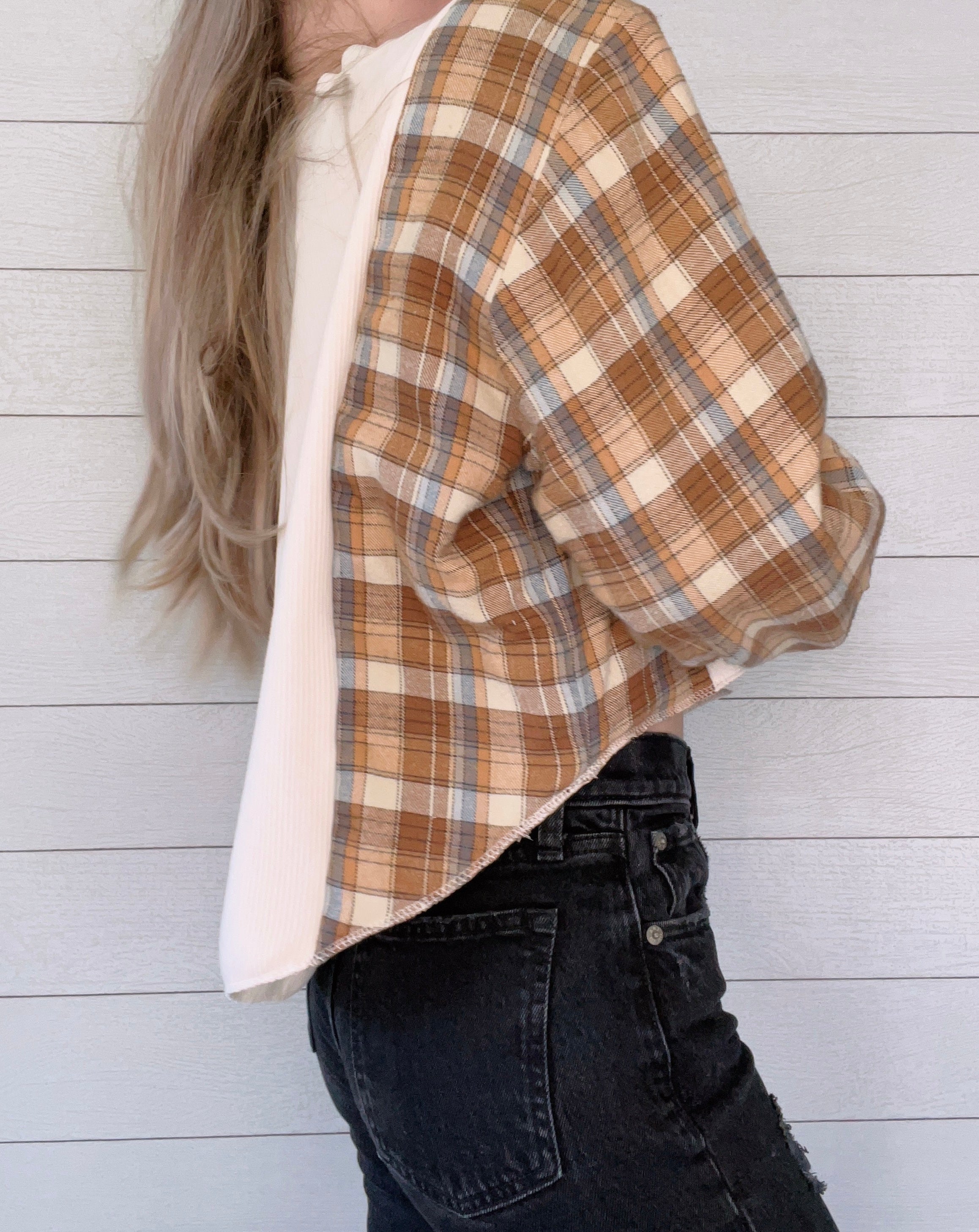 Waffle Henley X Flannel