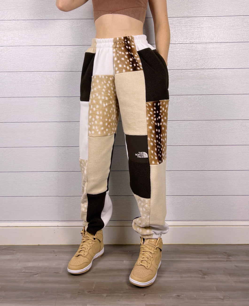 (S/M) Forest Fawn 1/1 Joggers +zipper pockets
