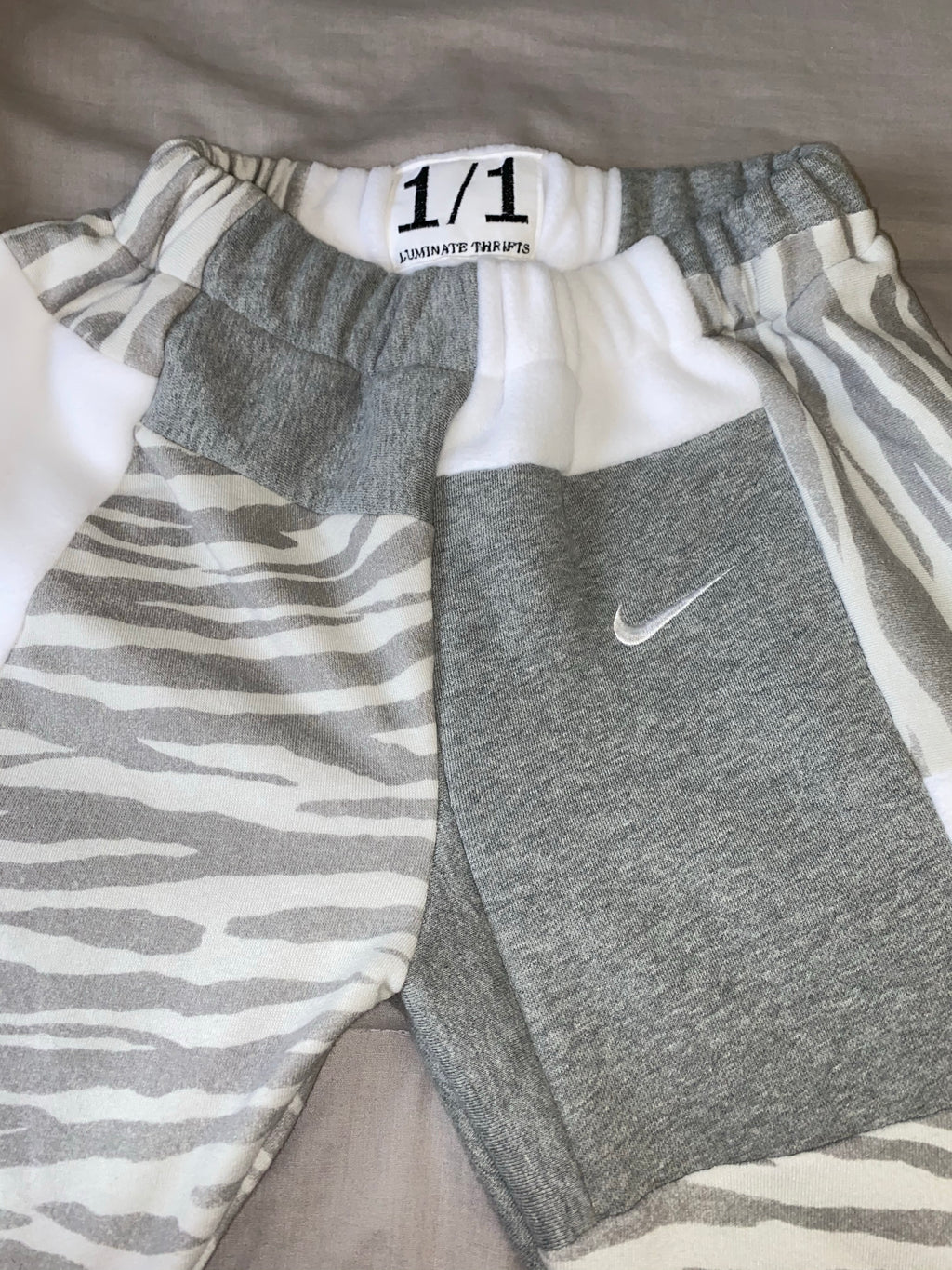 Special Edition Zebra Print Reworked Joggers