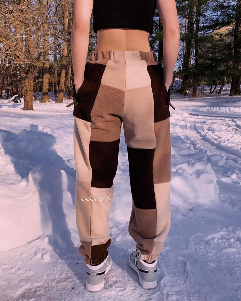 (S/M) Hot Chocolate Reworked Joggers