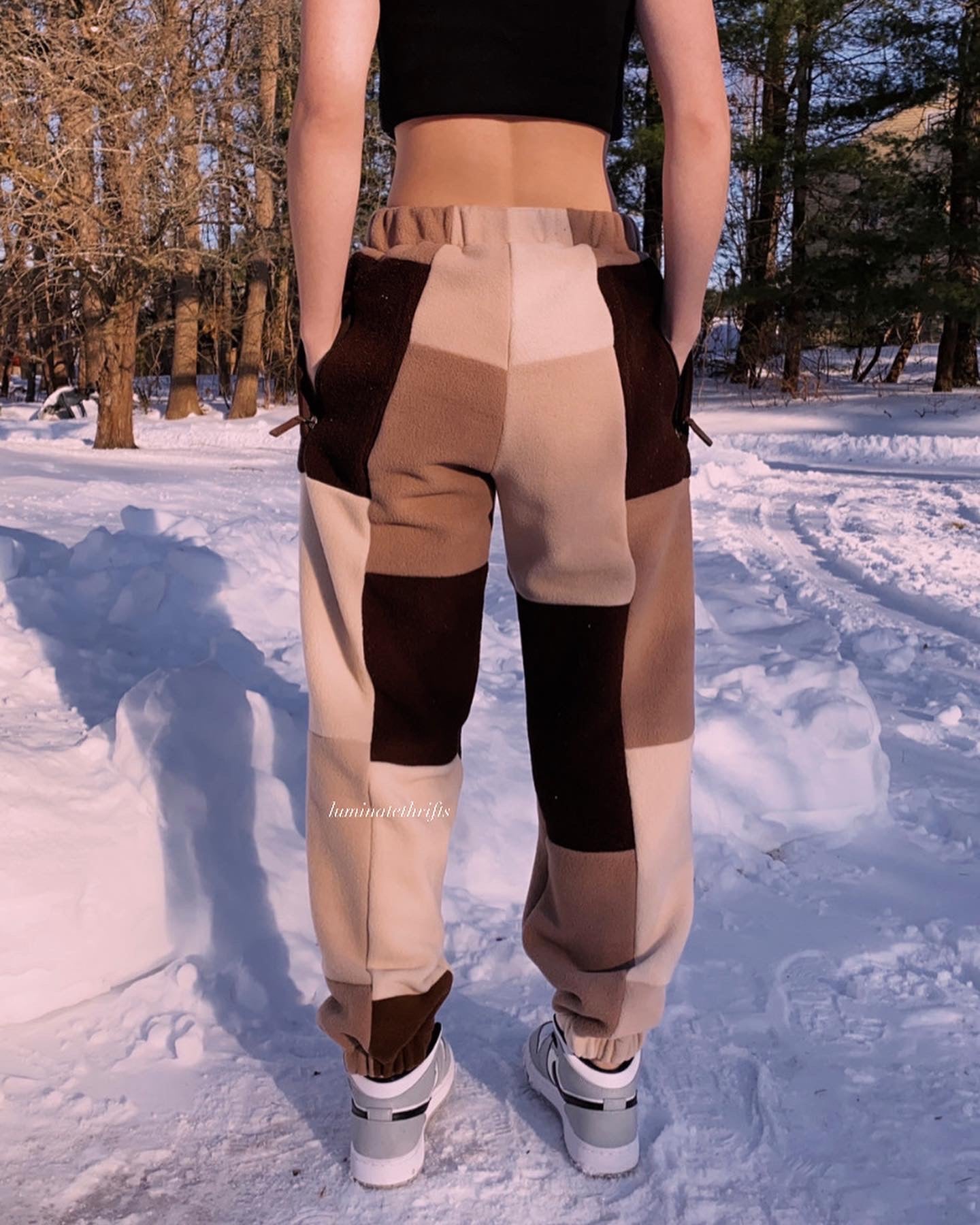 (S/M) Hot Chocolate Reworked Joggers