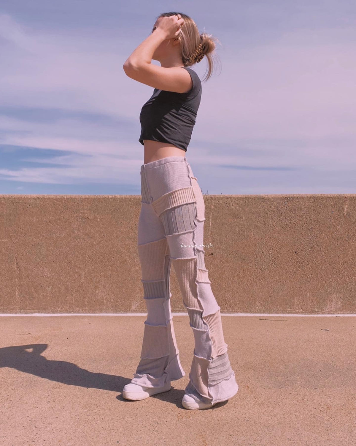 (M/L) Moonlight Reworked Sweater Flares
