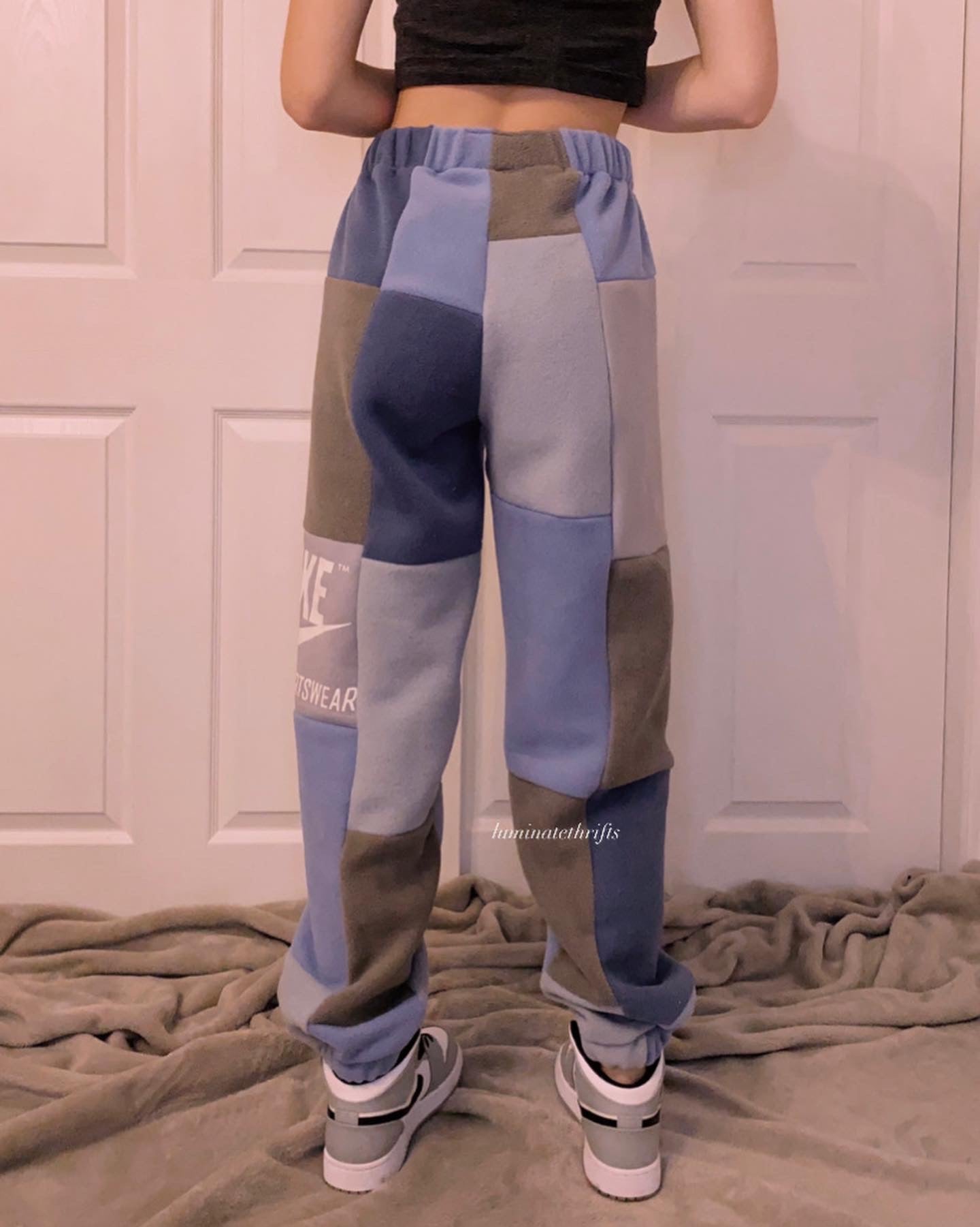 (S/M) Dark Seafoam Reworked Joggers
