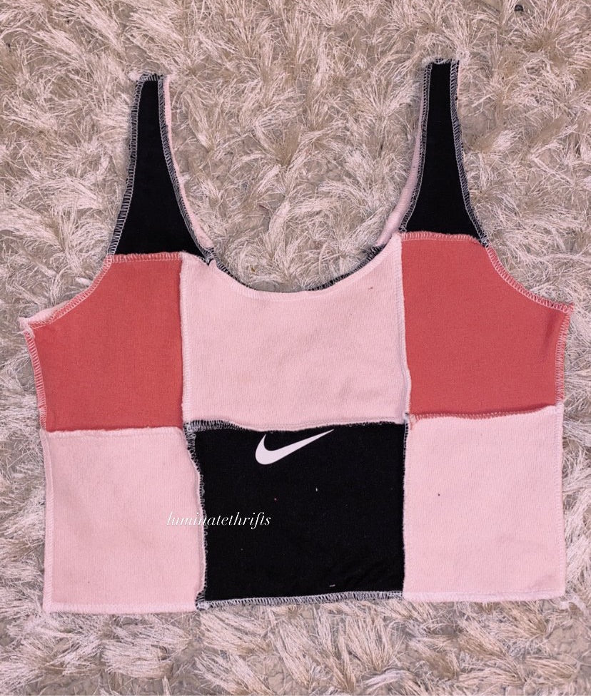 (XS/S) Dusty Pink Reworked Tank