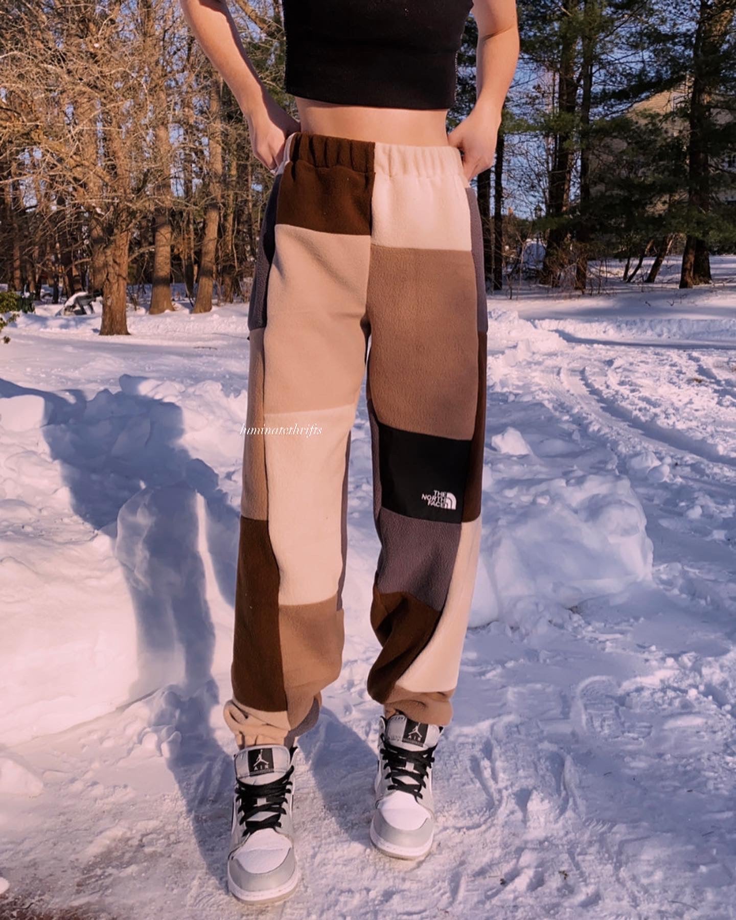 (M/L) Rustic Cocoa Reworked Joggers