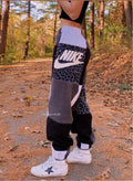 (M/L) Diamond Leopard Reworked Joggers