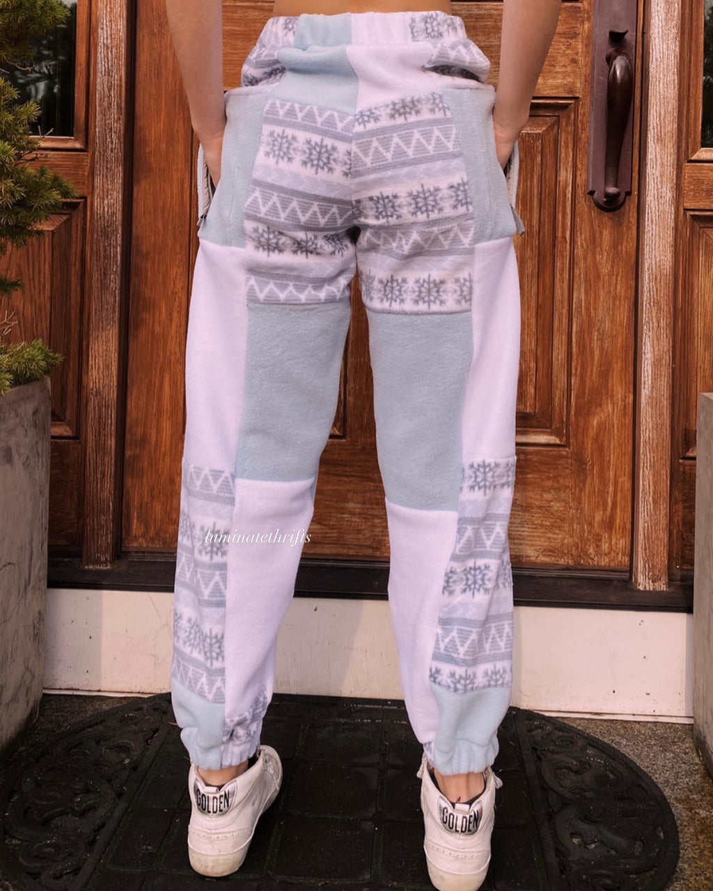 (XS/S) Snowflake Reworked Joggers