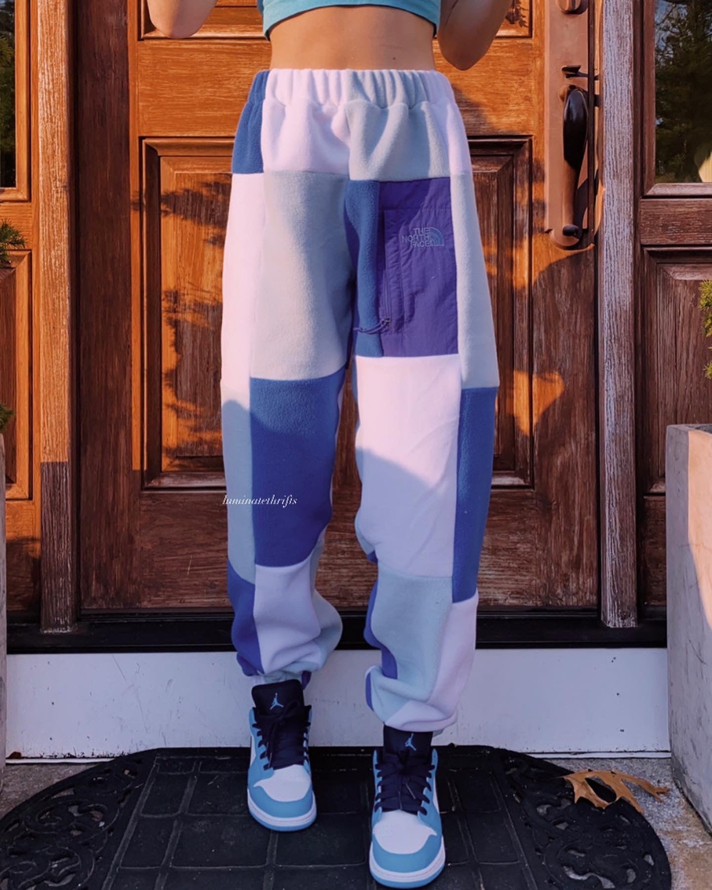 (S/M) Blueberry Reworked Joggers
