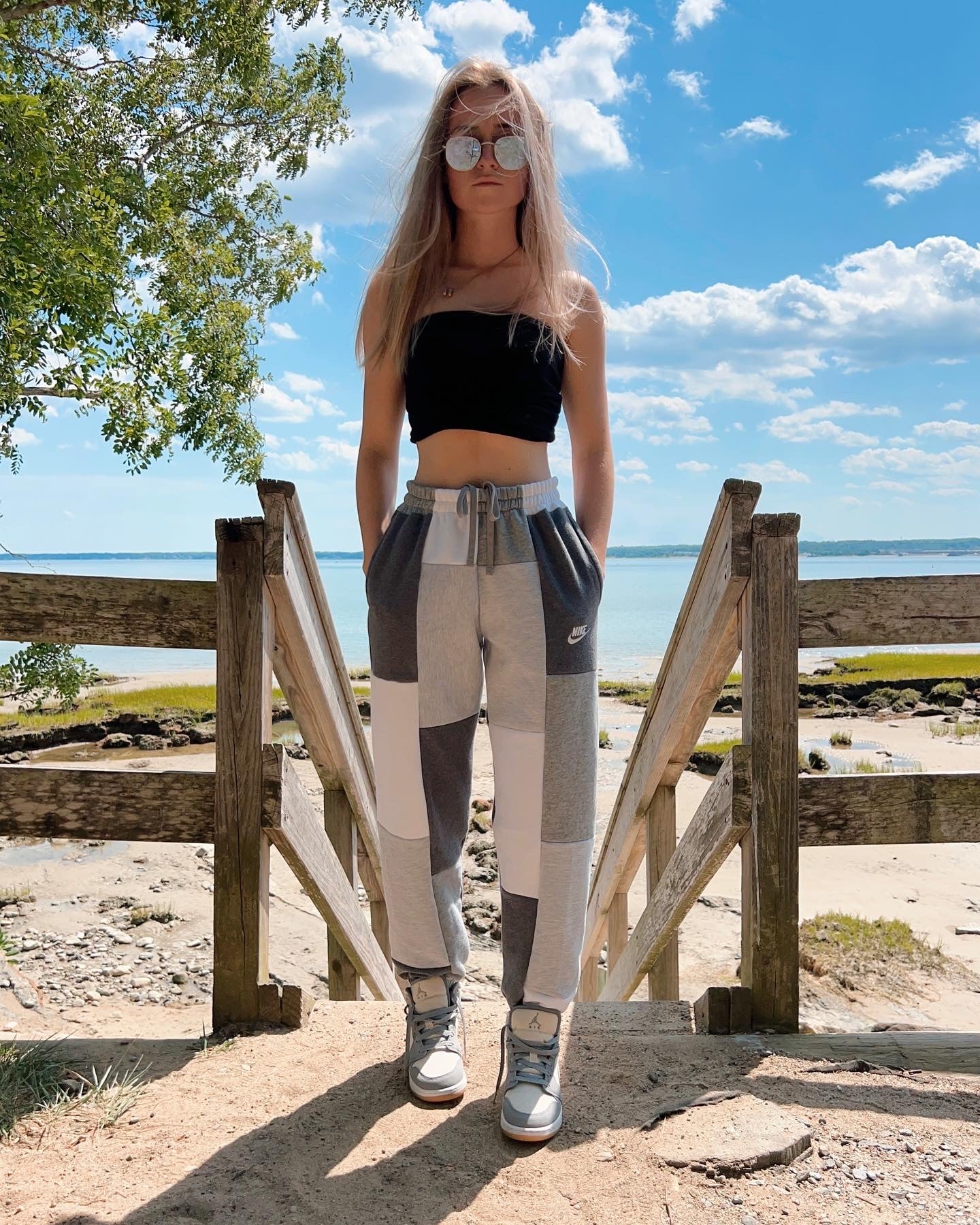 (XS/S) Ash Grey Reworked Joggers
